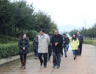 省財(cái)政廳調(diào)研組一行到苗鄉(xiāng)三七科技園考察調(diào)研