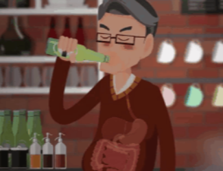 喝酒傷身，小心“干杯”變“肝悲”！